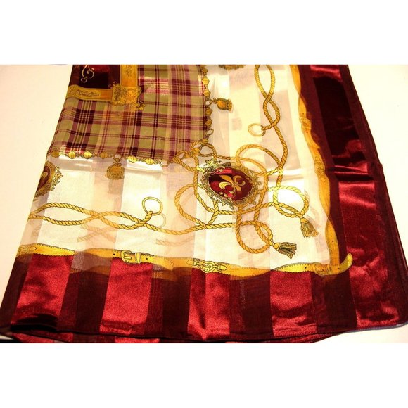 Bijoux Terner Large Square Satin Scarves Set of Three - Picture 8 of 9